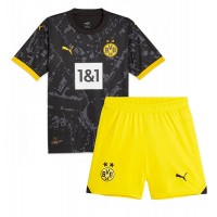 Camisa de time de futebol Borussia Dortmund Donyell Malen #21 Replicas 2º Equipamento Infantil 2024-25 Manga Curta (+ Calças curtas)